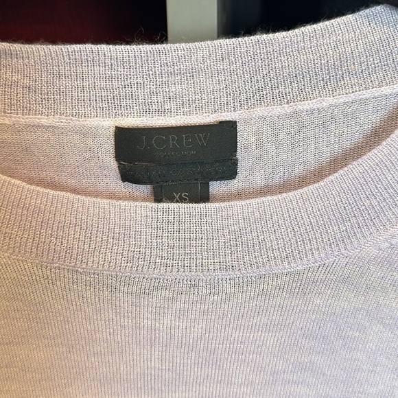 J Crew 100% cashmere short sleeve crew neck sweater top size XS​ - Picture 2 of 3